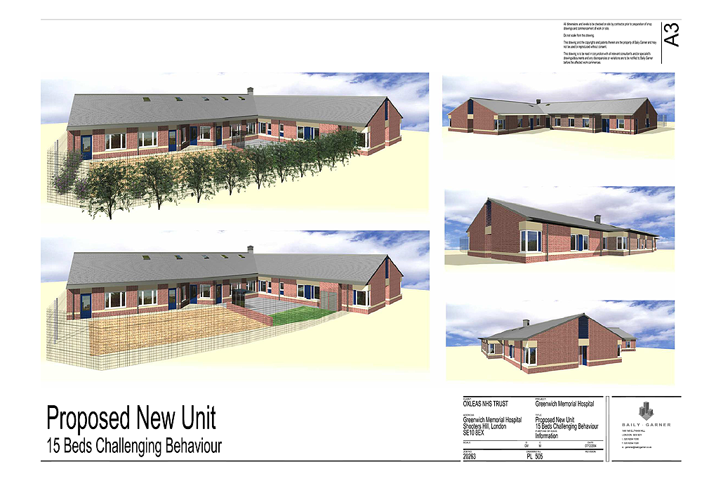 Greenwich Memorial Hospital, Greenwich, London - Planning