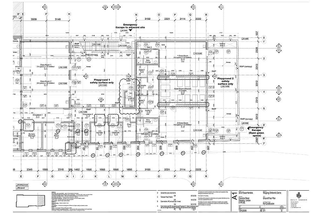 Wapping Children’s Centre, Wapping, London - Construction