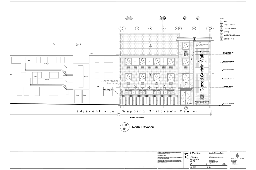 Wapping Children’s Centre, Wapping, London - Construction