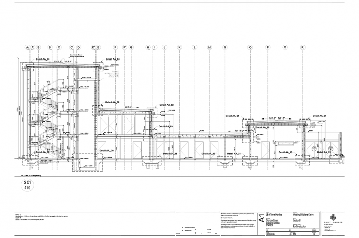 Wapping Children’s Centre, Wapping, London - Construction