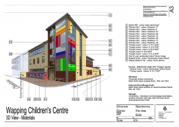 Wapping Children’s Centre, Wapping, London - Construction