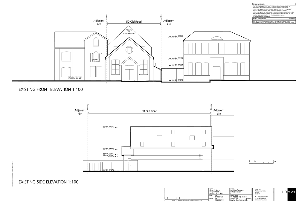 Genesis Nursery, Old Road, London - Planning