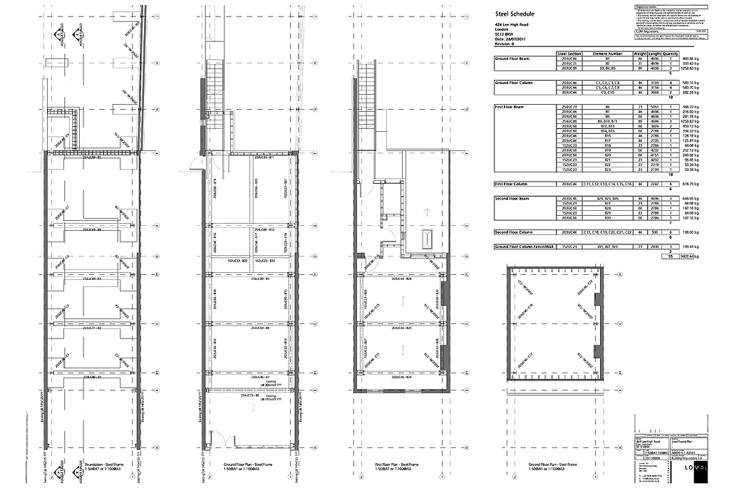 Lee High Road, London - Construction