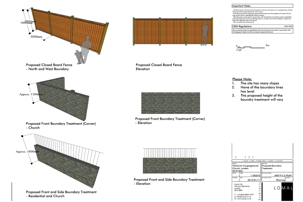 Woolwich Congregational Church, Woolwich, London – Planning