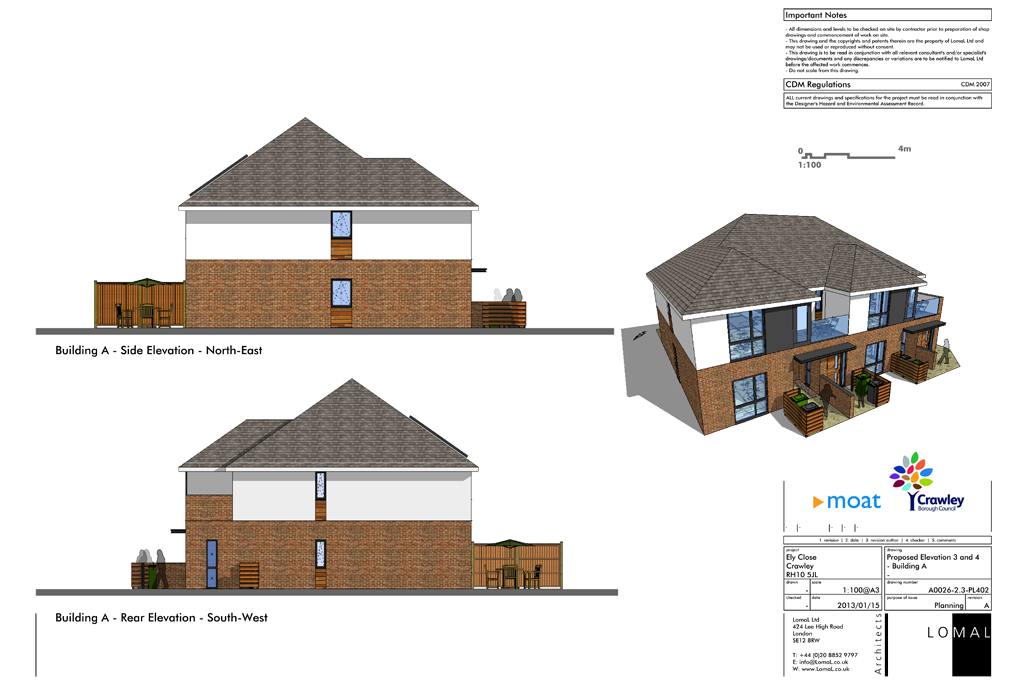 Ely Close, Crawley - Planning