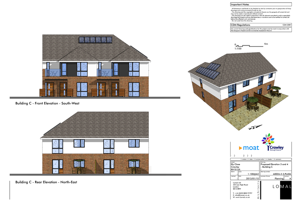 Ely Close, Crawley - Planning