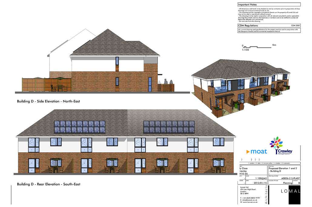 Ely Close, Crawley - Planning