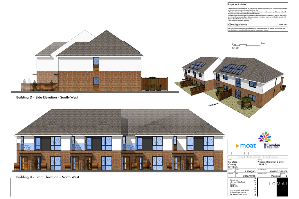 Ely Close, Crawley - Planning