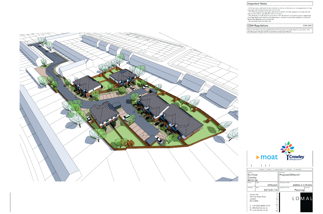 Ely Close, Crawley - Planning