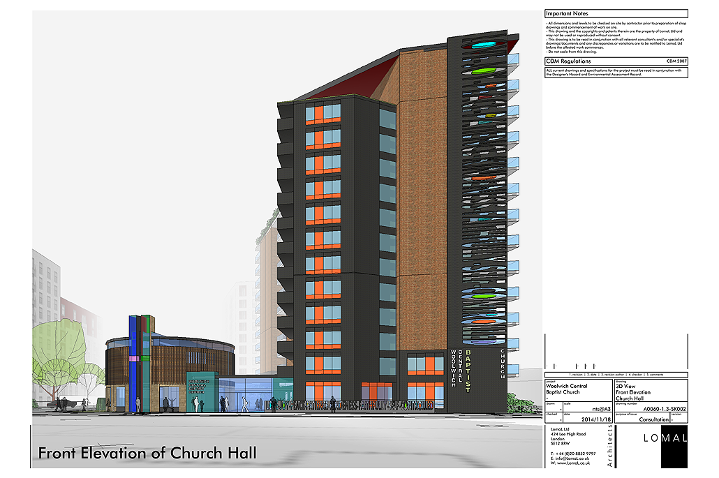 Woolwich Central Baptist Church, Woolwich, London - Feasibility Study