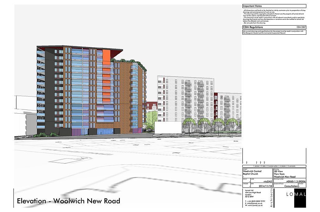 Woolwich Central Baptist Church, Woolwich, London - Feasibility Study