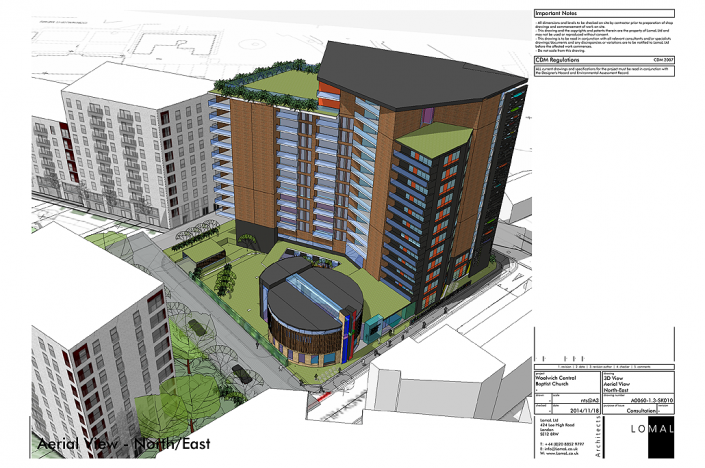 Woolwich Central Baptist Church, Woolwich, London - Feasibility Study
