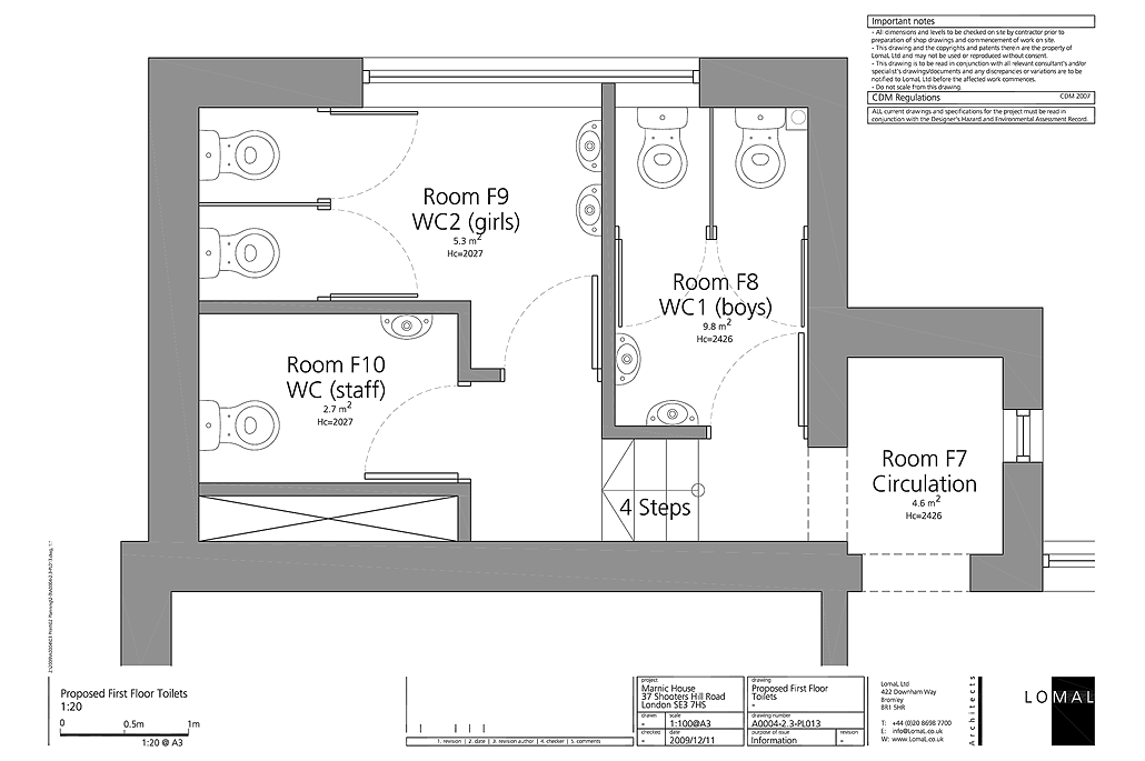 The Pointer School, Blackheath, London - Planning