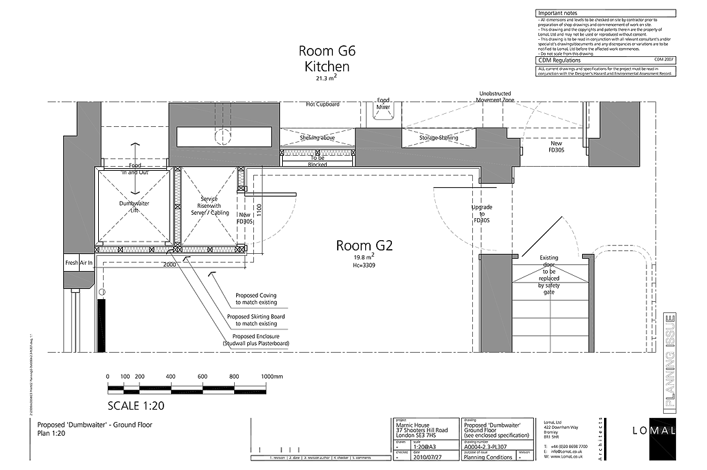 The Pointer School, Blackheath, London - Planning