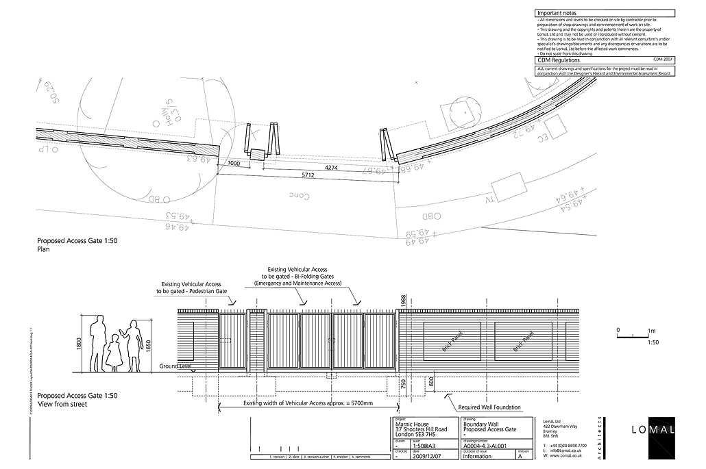 The Pointer School, Blackheath, London - Planning