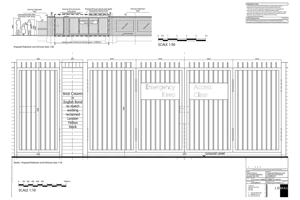 The Pointer School, Blackheath, London - Planning