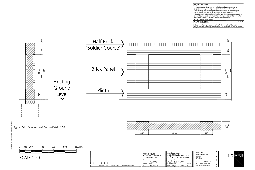 The Pointer School, Blackheath, London - Planning