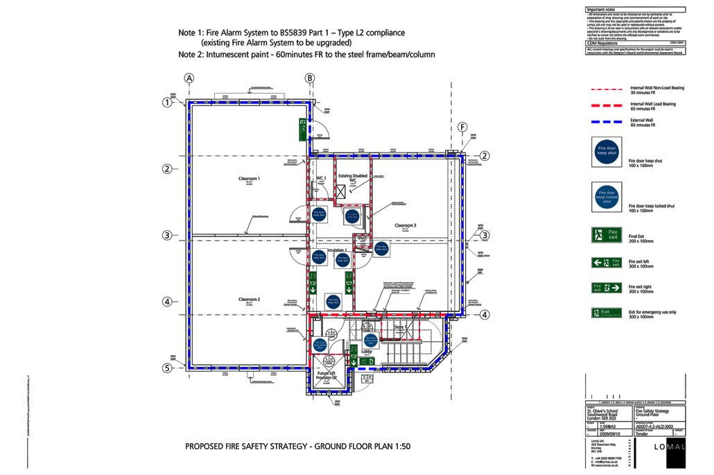 St Olave’s Prep School, London - First Floor Extension - Construction