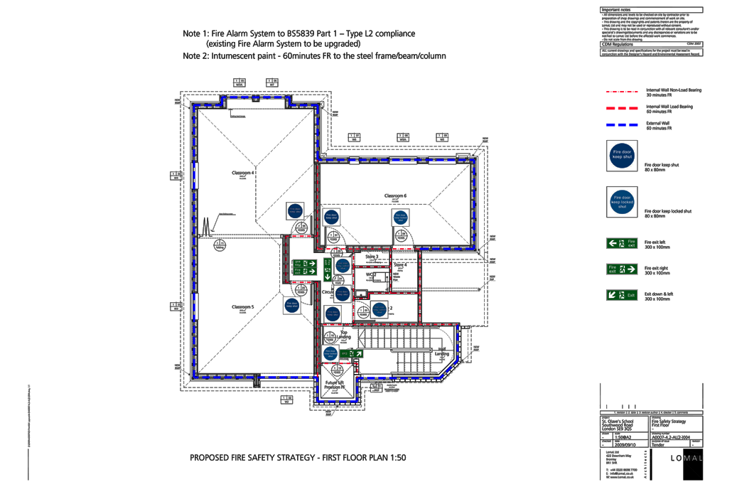 St Olave’s Prep School, London - First Floor Extension - Construction