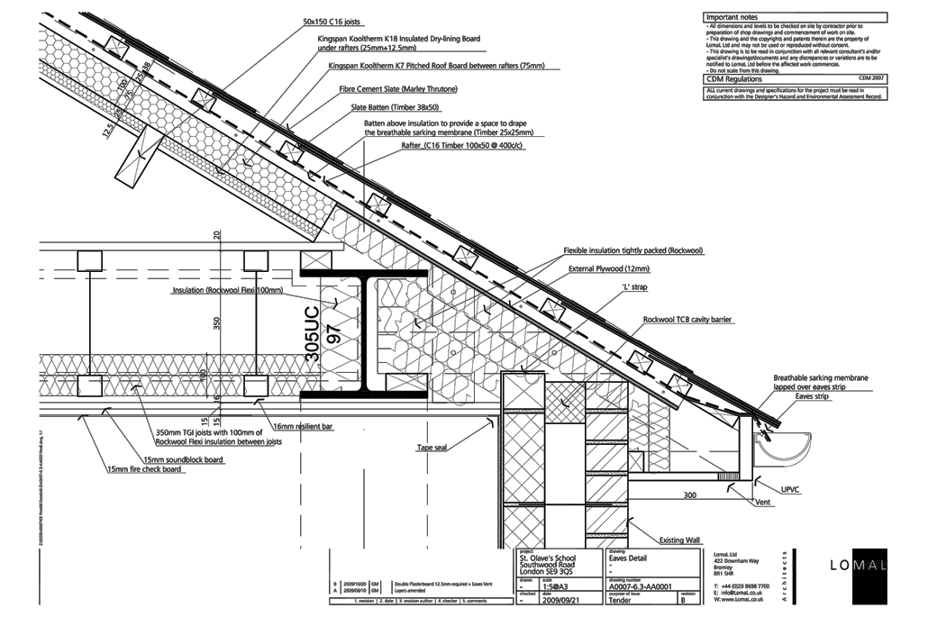 St Olave’s Prep School, London - First Floor Extension - Construction