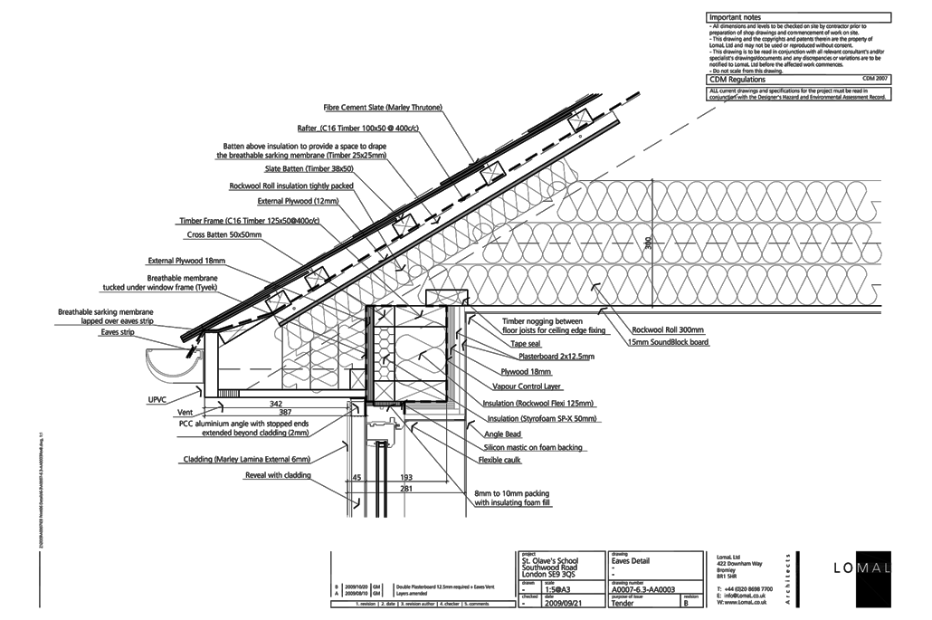 St Olave’s Prep School, London - First Floor Extension - Construction