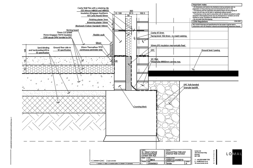 St Olave’s Prep School, London - First Floor Extension - Construction