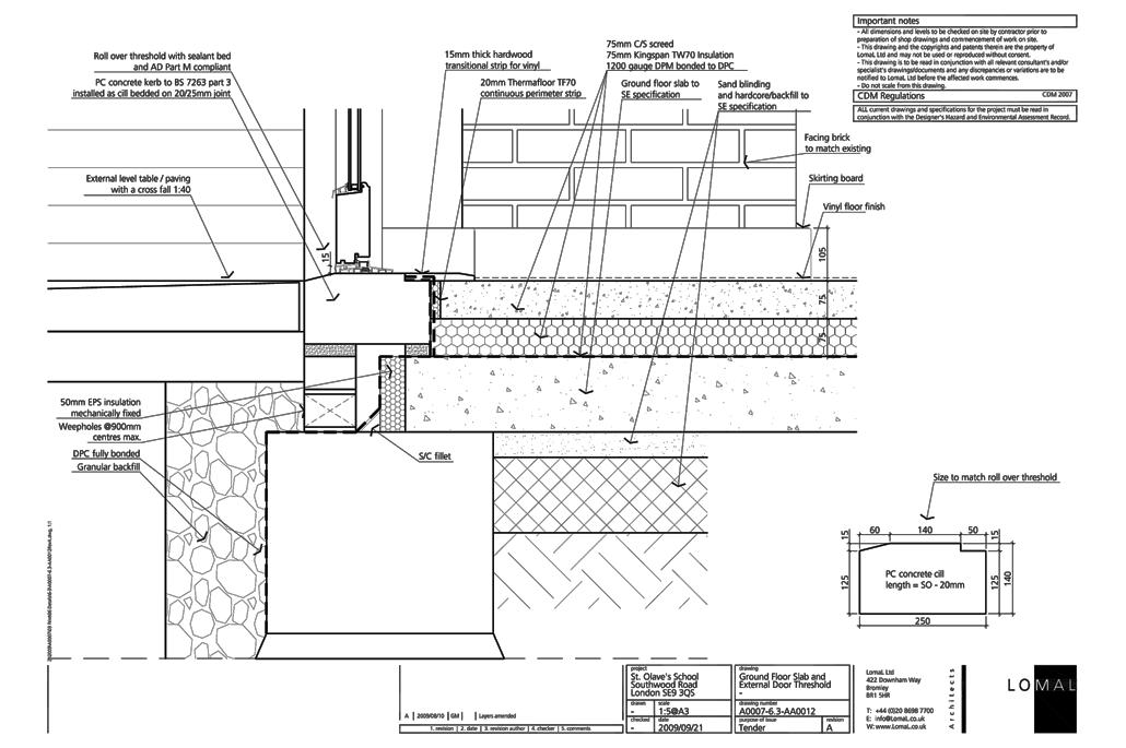 St Olave’s Prep School, London - First Floor Extension - Construction