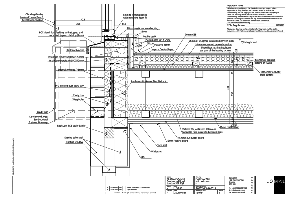 St Olave’s Prep School, London - First Floor Extension - Construction