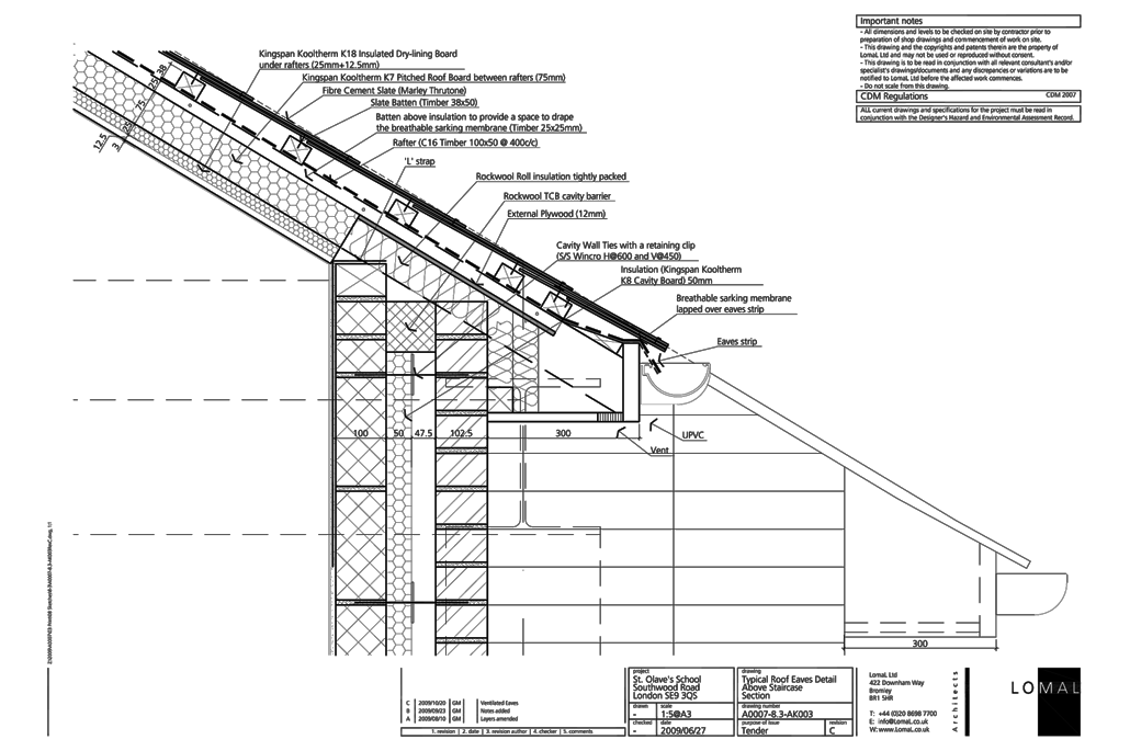 St Olave’s Prep School, London - First Floor Extension - Construction