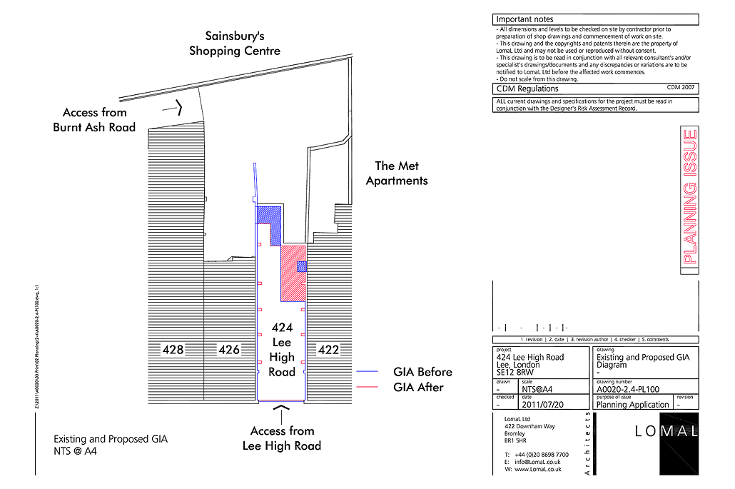 Lee High Road, London - Planning