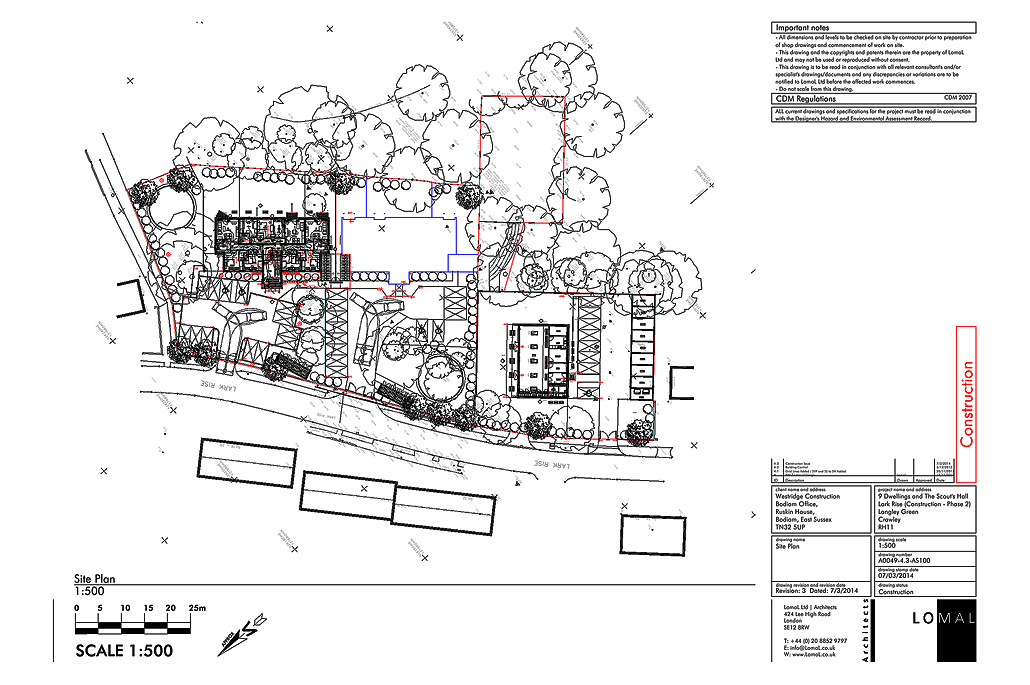 Lark Rise Phase 3, Crawley - Construction