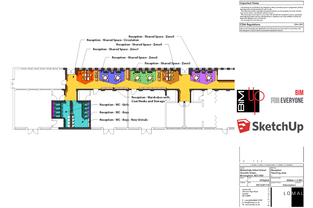 Oasis Academy Blakenhale Junior School, Birmingham – Space Remodeling - BIM