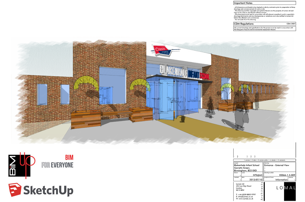 Oasis Academy Blakenhale Junior School, Birmingham – Space Remodeling - BIM