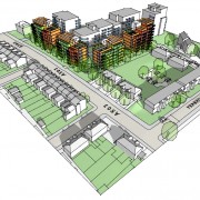 Hylands Road, London, Feasibility - Option 7 - View 2