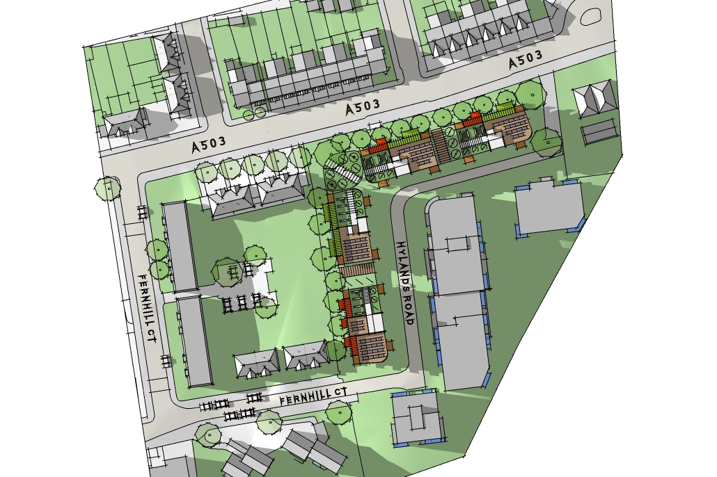 Hylands Road, London, Feasibility - Option 7 - View 4