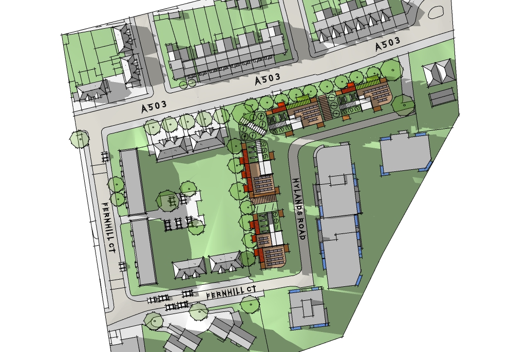 Hylands Road, London, Feasibility - Option 9 - View 4