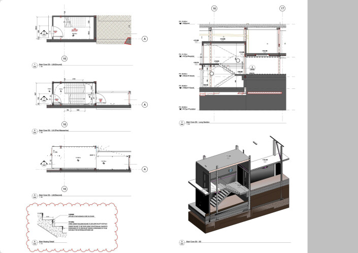 5806_Stair Core D3_Plan_Section